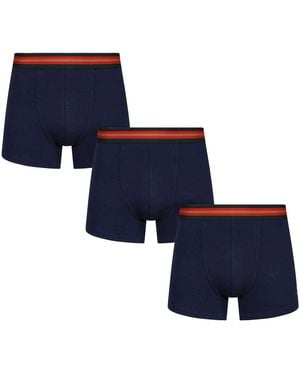 Luke 1977 Rick Long Soft Cotton Trunk Boxers 3 Pack - Blue