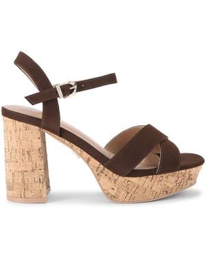 Carvela Kurt Geiger Sonata Cork Sandals - Brown