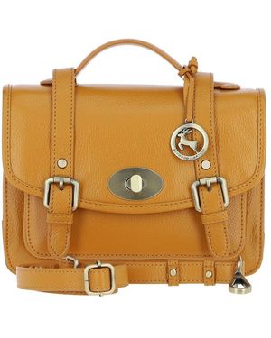 Ashwood Leather Stylish Real Large Satchel Bag - Metallic