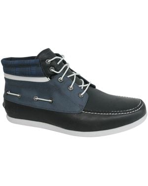 Timberland Newmarket 5 Eye Lace Up 2 Tone Chukka Boat Shoes 6023R Z10A - Black