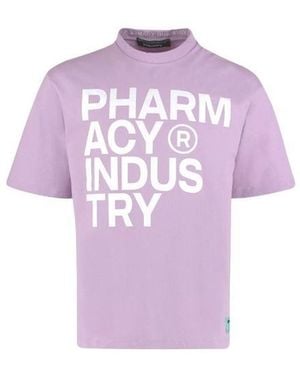 Pharmacy Industry Chic Logo Tee For Trendsetters Cotton - Purple