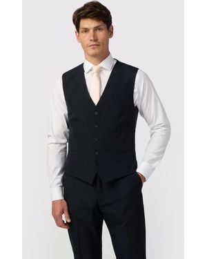 Limehaus Regular Fit Waistcoat - Blue