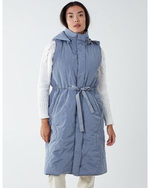 Blue Vanilla Quilted Gilet - Blue