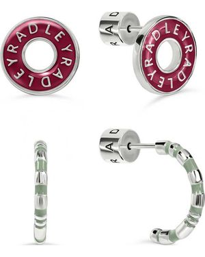 Radley Ryj1589S Ladies Sion Close Earrings Gift Set - Metallic