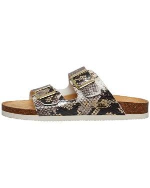 Palladium Penguin Port 2 Snake Sandals - Brown