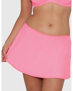 Curvy Kate Jetty Swim Skirt Skirted Brief - Pink