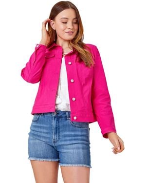 Roman Stretch Pocket Detail Jacket - Pink