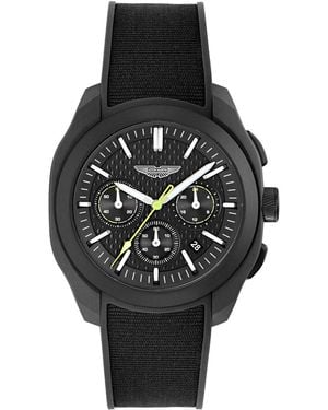 Aston Martin Thrill Crt Watch Mtrc1S601 Silicone - Black