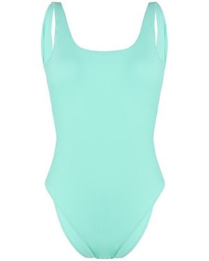 GYMSHARK Open Back Swimsuit - Blue