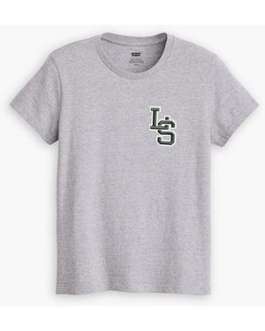 Levi's Levi's Ls Monogram Starstruck Heather The Perfect T-Shirt - Grey