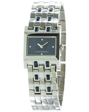 Chronotech Silver Steel Watch - Green