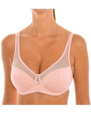 DIM Generous 00Asf Underwire Bra With Micro Tulle Detail Provides Support And Elegance A Feminine Design - Pink