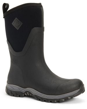 Muck Boot Arctic Sport Mid Rubberen Zwarte Regenlaarzen