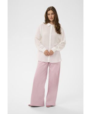 Cream Overhemd Met Lang Mouwen Crjilian Overhemd Met Lang Mouwen Regular Fit - Roze