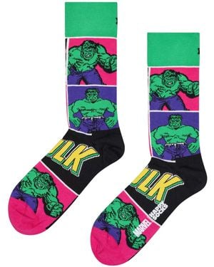 Happy Socks Marvel The Hulk Novelty - Green