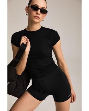 Grimelange Slim Fit Crew Neck T-Shirt - Black