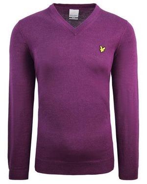 Lyle & Scott Golf Jumper - Purple