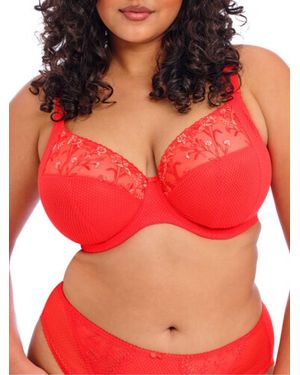 Elomi Charley Side Support Plunge Bra - Red