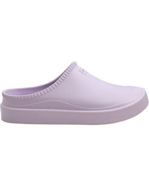 HUNTER In/Out Bloom Algae Light Clogs - Purple