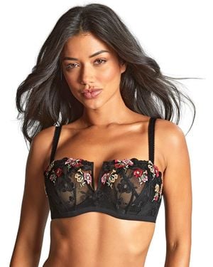 Panache Ottilie Low Balcony Bra - Black
