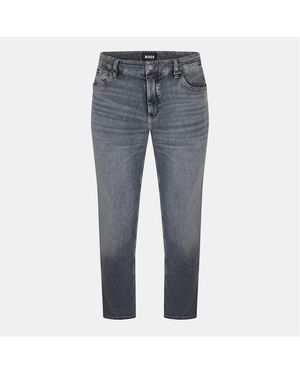 BOSS Mid Rise Slim Fit Five Pocket Jeans - Blue