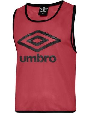 Umbro Adult Training Bib (Vermillion/ - Red
