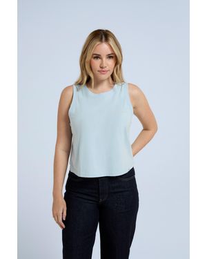 Mountain Warehouse 'Grace' Tank Top Lightweight 100% Cotton Soft Casual Summer Ladies Vest - White
