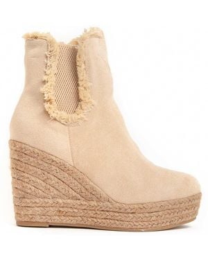 Montevita Wedge Ankle Boot Botilan43 - Natural