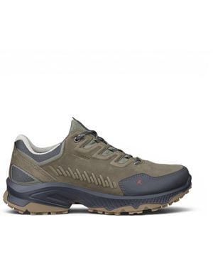 Ecco Leather Waterproof Hiking Trainer Trainer Shoes - Grey