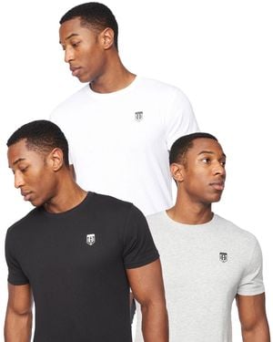 Henleys Myer 3Pk T-Shirts - White