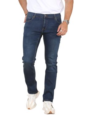 MYT Straight Leg Jeans Hyper Stretch Denim - Blue