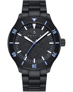 Nautis Diaken Armband Horloge - Zwart