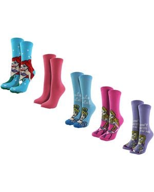 Disney 5 Pairs Princess Socks For - Multicolour