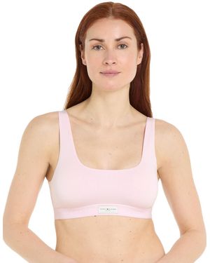 Tommy Hilfiger Uw0Uw04746 Th Established Bralette - Pink
