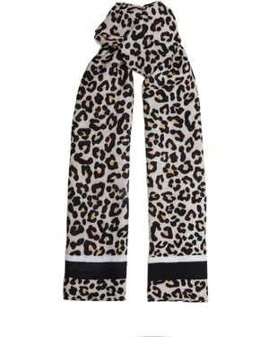 Dune Leyton-Print Scarf Fabric - Black