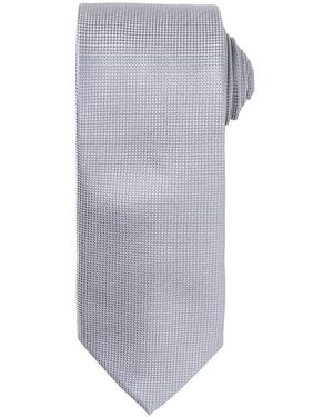 PREMIER Adult Micro Waffle Tie - Grey