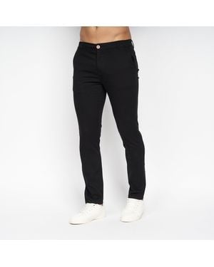 Crosshatch Roysden Chinos - Black
