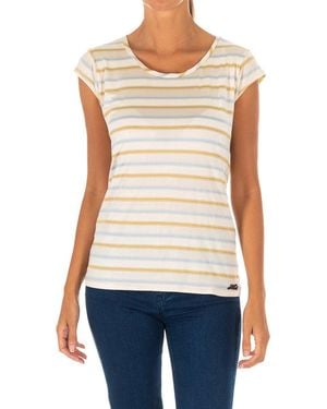 Met Short Sleeve Round Neck T-Shirt 10Dmc0121 - Blue