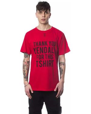 Nicolo Tonetto Graphic Tee Yendal Style - Red