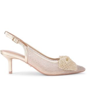 Carvela Kurt Geiger Chiara Bow Sling Heels - Pink