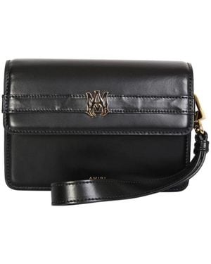 Amiri Calf "Ma" Small Clutch Bag Leather - Black