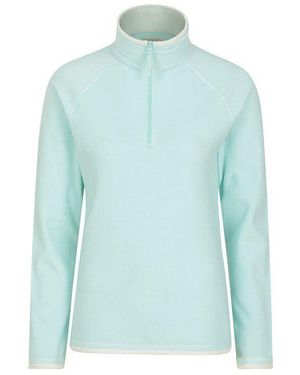 Mountain Warehouse Soft Lightweight Half Zip Fleece - Blue