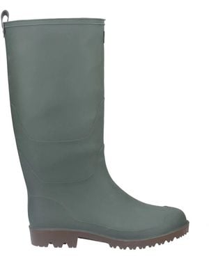 Cotswold Pendock Tall Wellington Boots Leather - Green