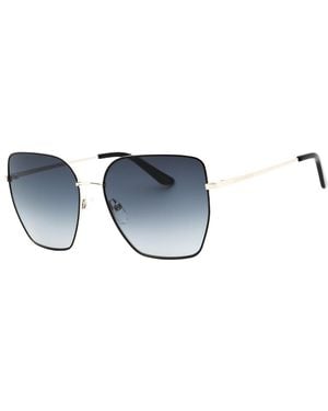 Juicy Couture Matte Frame Dark Gradient Sunglasses Metal - Blue