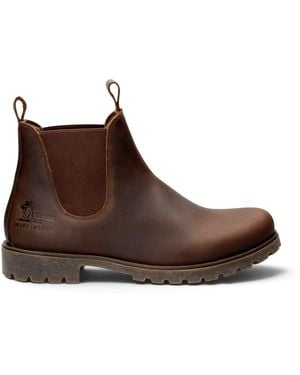 Panama Jack Leather Waterproof Chelsea Boots - Brown