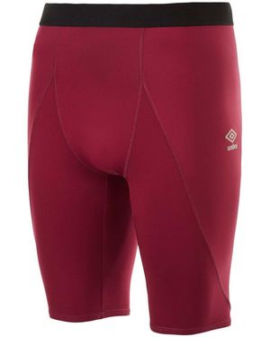 Umbro Player Elite Power Shorts (New Claret) - Red