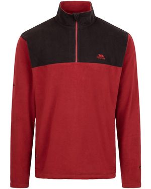 Trespass Curtiston At100 Fleece Top (Merlot) - Red
