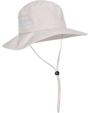 Mountain Warehouse Lichtgewicht Zonnehoed Met Gaasrand Voor Volwassenen - Wit