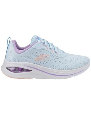 Skechers Ladies Meta Aired Out Skech-Air Trainers (Light/Multicoloured) - Blue