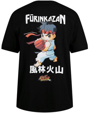 Luke 1977 Furinkazan Street Fighter T-Shirt - Black